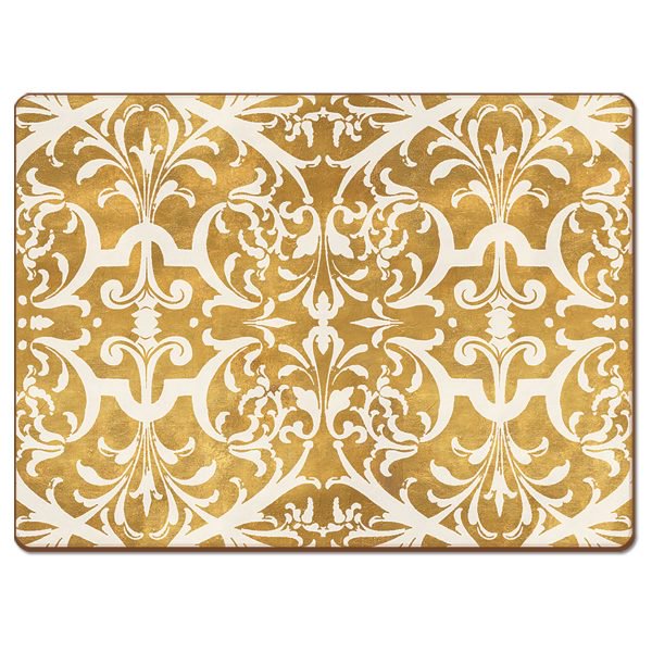 cala home 4 premium hardboard placemats table mats, gilded Walmart