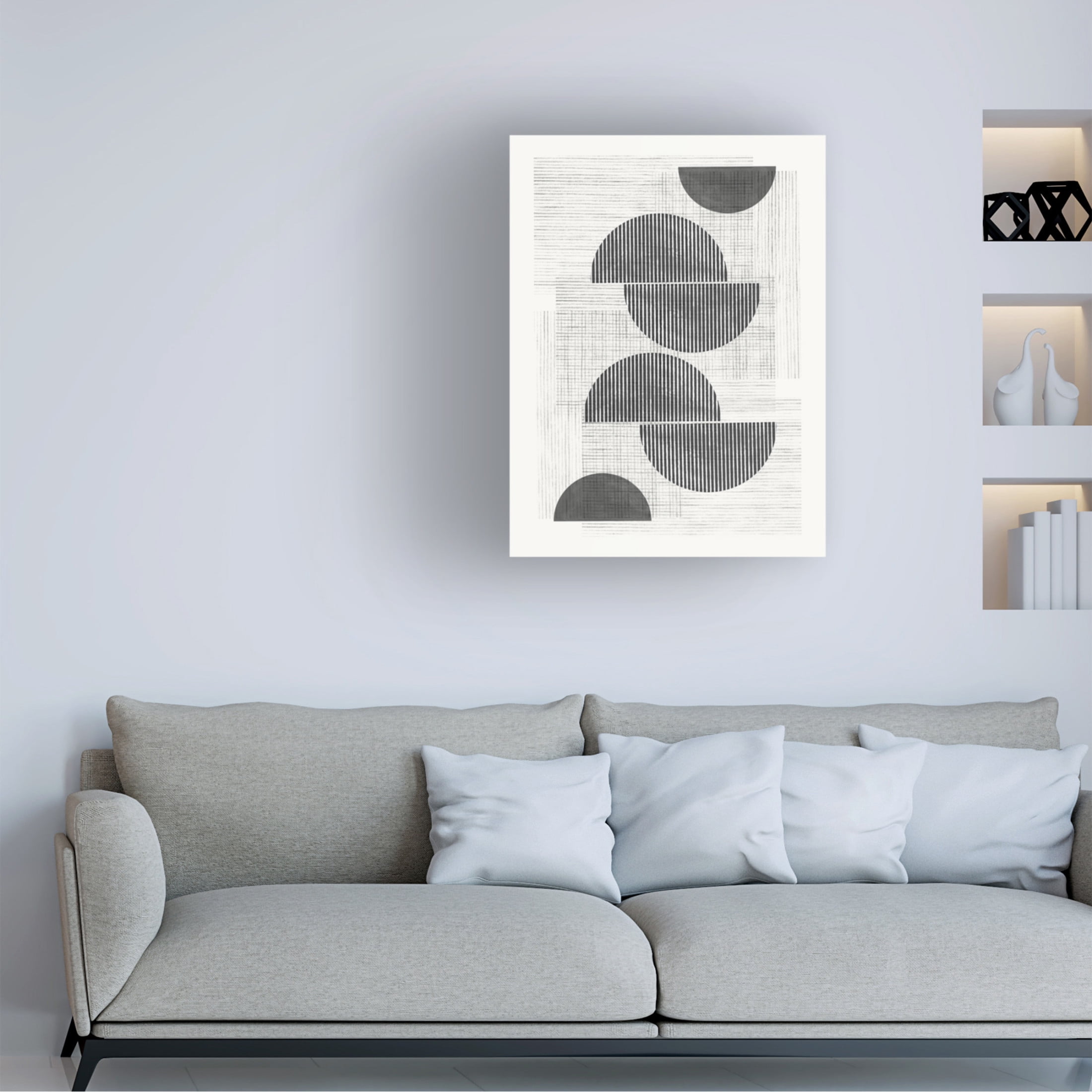 Trademark Fine Art THE MIUUS STUDIO Retro Modern Canvas Wall Art