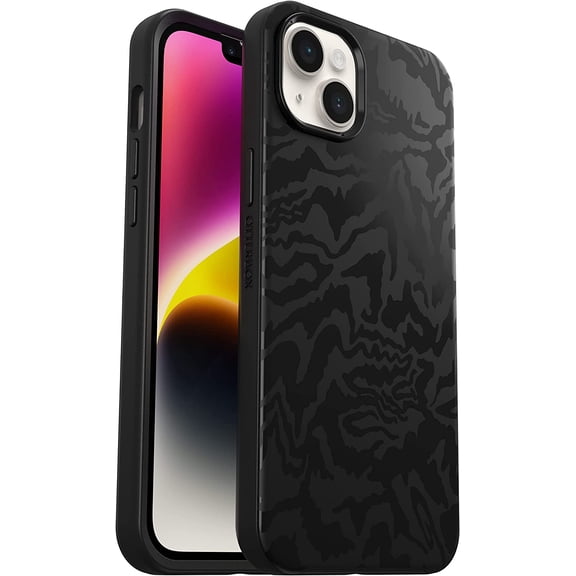Restored OtterBox SYMMETRY SERIES+ Case with MagSafe for iPhone 14 Plus - Rebel (Black) (Refurbished)