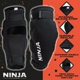 thumbnail image 2 of Ninja MTB Hooligan Elbow Pad - Heavy Duty BMX and Mountain Bike Elbow Pads for Great Protection (XL), 2 of 9