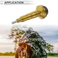 thumbnail image 3 of Unique Bargains 0.63" Motorcycle Slider Frame Aluminum Alloy Plastic Wheel Fairing Protection Crash Pad Protector Guard 2.4" 5.87"  Gold Tone 1 Pcs, 3 of 7