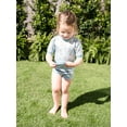 thumbnail image 4 of Splash About Happy Nappy™ Wetsuit with Swim Diaper, Playful Otters, 3-8 Months, 4 of 5