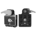 thumbnail image 2 of 1/4" Black Tripod Quick Release Plate, 3/8'' Quick Release Plate, For Camera Tripod, 2 of 8