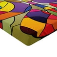 thumbnail image 2 of Ambesonne Colorful Fitted Sheet, Abstract Butterfly Art, Twin Size, Multicolor, 2 of 3