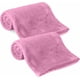 thumbnail image 1 of Cobija para Bebé, Bluelander, 2 piezas, de Franela, Diseño Liso, Fiusha, 1 of 5