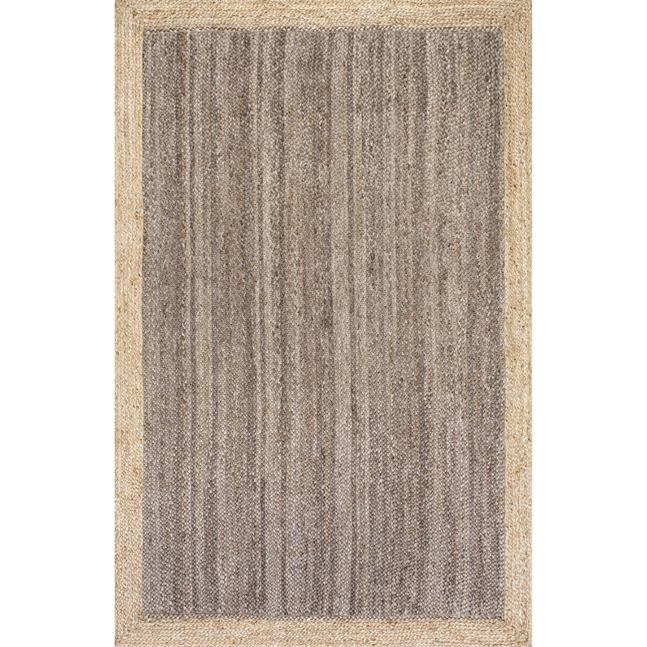 nuLOOM Eleonora Casual Jute Area Rug, 6' x 9', Eleonora Grey