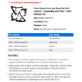 thumbnail image 2 of Front Control Arm and Sway Bar End Link Kit - Compatible with 2003 - 2009 Hummer H2 2004 2005 2006 2007 2008, 2 of 2