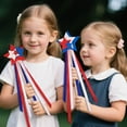 thumbnail image 5 of 250Th Anniversary 4Th Of July American Flag Red, White Blue Independence Day Hand Stick: Patriotic Streaming Wand Tale Anniversary Day Photo Props Home Decor Patriotic Party Supplies, 5 of 5