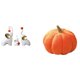 thumbnail image 1 of Esculturas De Familia De Elefantes Y Almohadas De Peluche De Calabaza. Estatuas Decorativas De Animales Y Cojines De Peluche Para Escritorio, Sofá, Dormitorio, Sala De Estar., 1 of 8