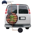 thumbnail image 4 of KAKALAD American Flag Happy Frog 01 Spare Tire Cover Universal Vehicle Accessories Buckle Car Tools 16”in, 4 of 6