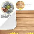 thumbnail image 2 of Sunflowers Dish Drying Mat Microfiber Kitchen Mats Large Counter Absorbent Dish Pad Drainer Rack 16"x18", 2 of 7