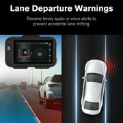 YADA Roadcam AI PLUS, AI-Powered 4K Dash Cam with 1080p Rear Cam, Full-Coverage Driver Assistance