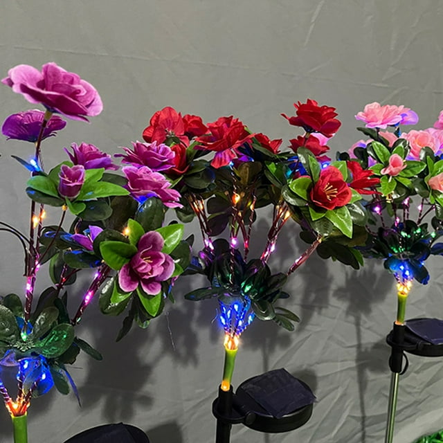 tredstone Solar Garden Azalea Lamp Gift Choice For Garden Multi-Purpose Solar Light Lights Red Warming lamp