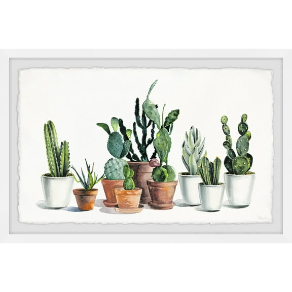 Parvez Taj Cactus Alive Framed Wall Art