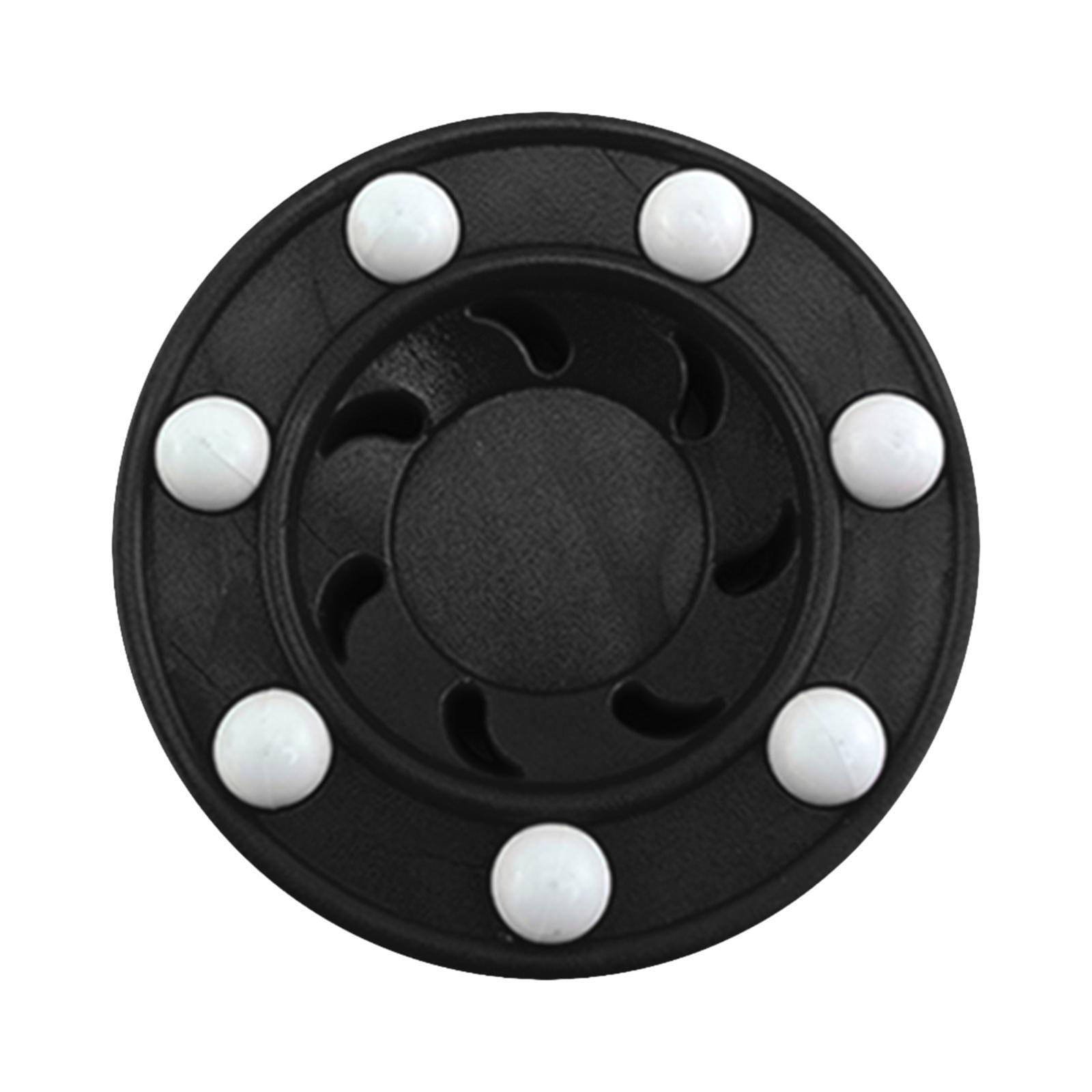 Fzaqwen Hockey Puck Flat Ball Hockey Tool Equipment Novelty Professional Multifunctional Black
