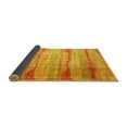 thumbnail image 2 of Ahgly Company Indoor Rectangle Abstract Yellow Contemporary Area Rugs, 3' x 5', 2 of 4