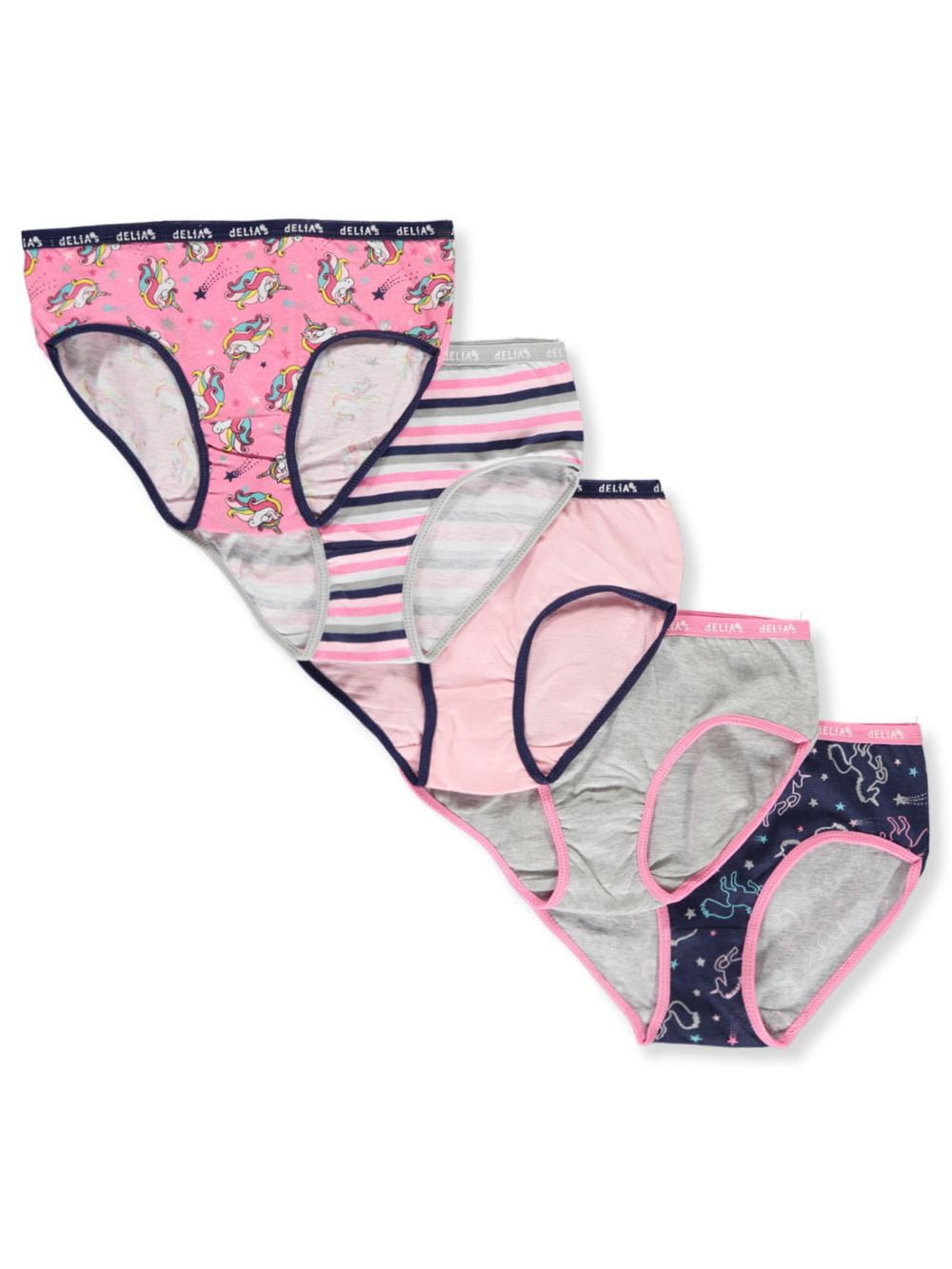10 Pack dELiAs Girls Cotton Bikini Underwear Panties 