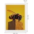 thumbnail image 2 of Diamond Art Kit for Adults, Bee On Wooden Post Vibrant Background Diamond Painting for Adults Beginners, 5D DIY Diamond Art Painting Kits, Colorful Diamond Painting Craft for Home Decor 12x16, 2 of 7