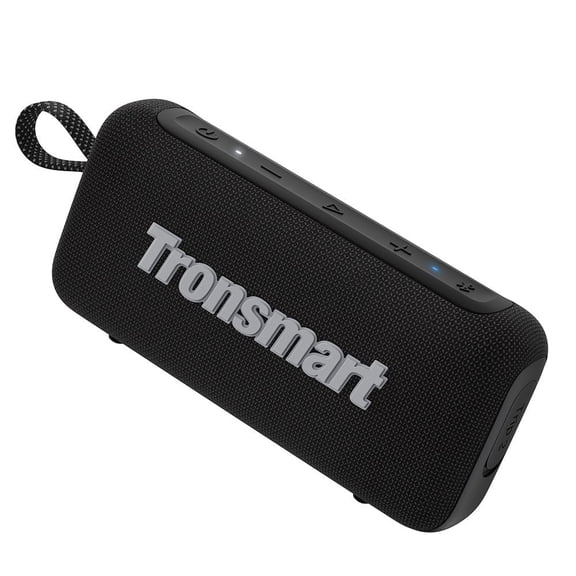 Tronsmart Trip 2 Bluetooth 5.3 Speaker, Ultra-Portable Clip, 10W Big Pro Sound w/ Deep Bass, IPX7 Waterproof, 20H, Voice Assistant - Black