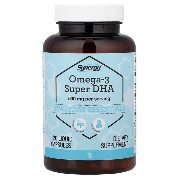 Vitacost Synergy®, Omega-3 Super DHA, 120 Liquid Capsules