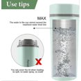 thumbnail image 5 of 2026 12V Car Kettle, Small Electric Travel Kettles 80W, Portable 350ml Electric Tea Coffee Kettle, 304 Stainless Steel Liner, Heating temperature up t, 5 of 5