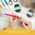 thumbnail image 2 of JumblCrafts Crochet Hook Set, 12 Colorful Ergonomic Crochet Hooks for Beginners and Experts, 2 of 6