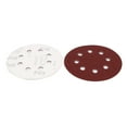 thumbnail image 3 of Unique Bargains 40 Grit 5' Diameter Sandpaper Hook Loop Sanding Disc 30 Pcs, 3 of 5
