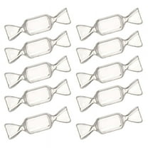 XISAOK 10Pcs Candy Shaped Jewelry Box Clear Plastic Beads Storage Containers Box