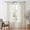 Natural, variant on KoshiMe Faux Linen Light Filtering Privacy Back Tab Curtains,2-Panel Set,Noise Reducing & Thermal Insulated Breathable Window Drapes for Bedroom,Living Room, 50" W × 96" L Natural