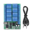 thumbnail image 2 of 8-Channel Relay Remote Control Switch 8 Modes of  Self-Locking Toggle for Electronics Control Circuit Conversion Circuit Industry, 2 of 7