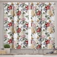 thumbnail image 2 of Ambesonne Spring Valance & Curtain, Lilacs Roses Flowers, 55"x30", Pale Pink Cream, 2 of 6
