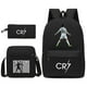 thumbnail image 2 of Football Star C Ronaldo Cr7 Printed Backpack Around The Student Three-piece Backpack., 2 of 3