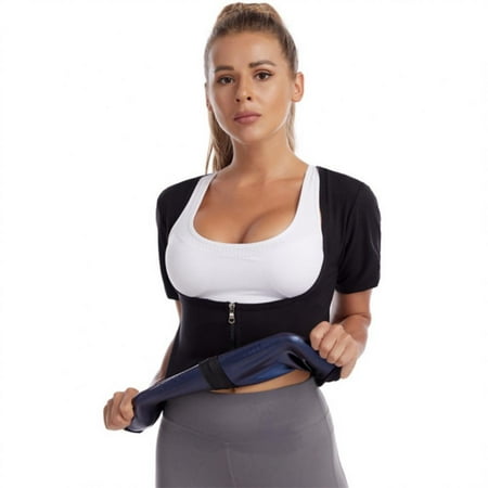 

[Big Save!]Women Sauna Sweat Vest Polymer Waist Trainer Weight Loss Shapewear Tummy Slimming Sheath Workout Body Shaper Corset Top