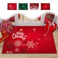 thumbnail image 7 of Christmas Bath Mats, Christmas Bathroom Rugs, Non Slip Shower Rugs for Bathroom Bedroom Home, Decorative Holiday Floor Mat with Festive Red Green White Design, 7 of 7