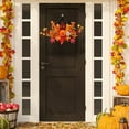 thumbnail image 5 of Tyidzon Fall Decorations for Home Fall Door Decor Pumpkin Maple Leaf Door Sign for Harvest Outdoor Indoor Window Wall Yard Thanksgiving Decorations, 5 of 6