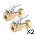 thumbnail image 1 of Mandriles de aire,2 uds. Mandril de aire para neumáticos con bloqueo y clip de alta resistencia,Mandriles de aire cerrados de latón con clip,Inflador universal Compresor Clip para bomba de, 1 of 4