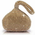 thumbnail image 1 of CJC Women's Evening Bag Triangle Luxury Full Rhinestones Fashion Evening Clutch Bag Party Prom Wedding Purse, 1 of 5