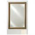 thumbnail image 2 of Afina Corporation FM2430RUSWTB 24 in.x 30 in.Framed Beveled Mirror - Rustic Wood Off White, 2 of 2