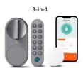 thumbnail image 2 of Door Lock, Smart Door Lock DIY Keyless Entry Tuya App , Finrprint Password Lock Compatible ,Easy to Install, 2 of 7