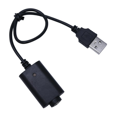 USB Charger Cable for 510 Thread Ego-K Ego-T E-Shisha Pen Electronic Cigarette black Line length (Best Ego E Cigarette)