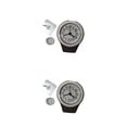thumbnail image 3 of Ounissouiy Reloj de pared para baño, desmontable, impermeable, montado en la pared, a prueba de humedad, alimentado por batería, relojes para el Type2 NO2, 3 of 6