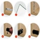 thumbnail image 4 of 6 piezas de bisagra de pivote de puerta de vidrio de acero inoxidable, clip de bisagra de puerta de vidrio ajustable (40x20x10 mm), clip de bisagra de pivote de gabinete para vidrio de 5-8 mm de espe TUNC Sencillez, 4 of 5