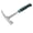 silver, variant on MIKISS One-Piece Geological Rock Hammer with TPR Shock-absorbing Handle.