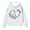 White, variant on IWRICH Hoodies for Girls Graphic Heart Horse Print Long Sleeve Pullover Tops Cute Soft Cozy Hooded Sweatshirts,Size 2-14 Years White 160