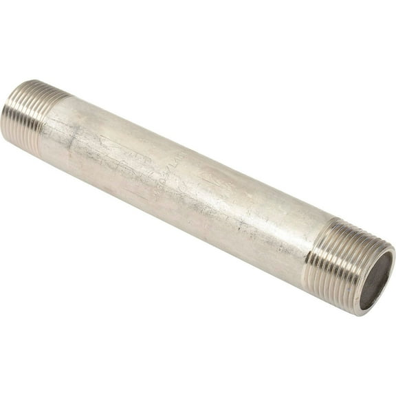 Merit Brass 3/4" X 6" 304 Stainless Steel Pipe Nipple