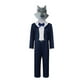 thumbnail image 1 of Moonsky The Bad Guys 2 Costume Mr. Wolf Full Set Outfits Adults Halloween Costumes Fancy Dress Birthday Christmas Theme Party Cosplay Suit for Boys(120#Dark Blue), 1 of 4