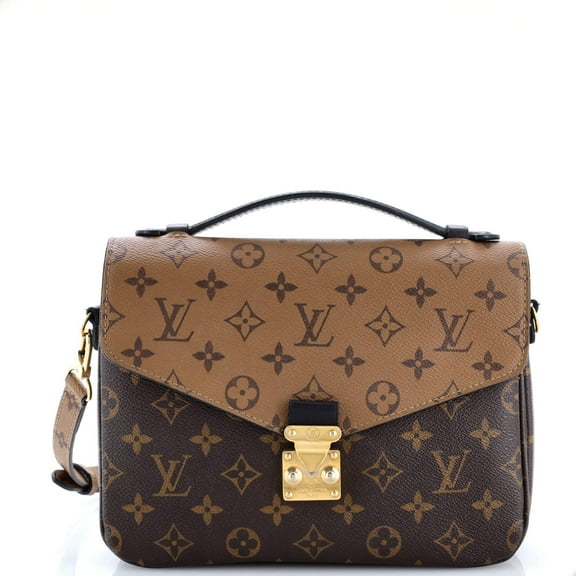 Pre-Owned Pochette Metis Reverse Monogram Canvas By Rebag