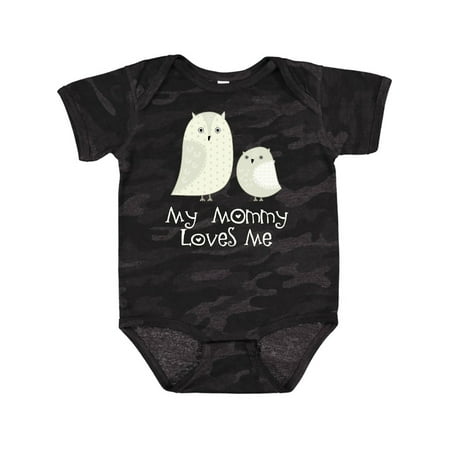 

Inktastic My Mommy Loves Me Owl Gift Baby Boy or Baby Girl Bodysuit