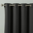 thumbnail image 2 of Quality Home Basic Thermal Blackout Curtains - Antique Bronze Grommet Top - Black (Set of 2 Panels), 2 of 3