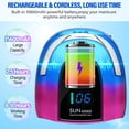 thumbnail image 2 of Lámpara de uñas UV LED para secar, ShineCai, 128 W, recargable, inalámbrica, 2 of 7